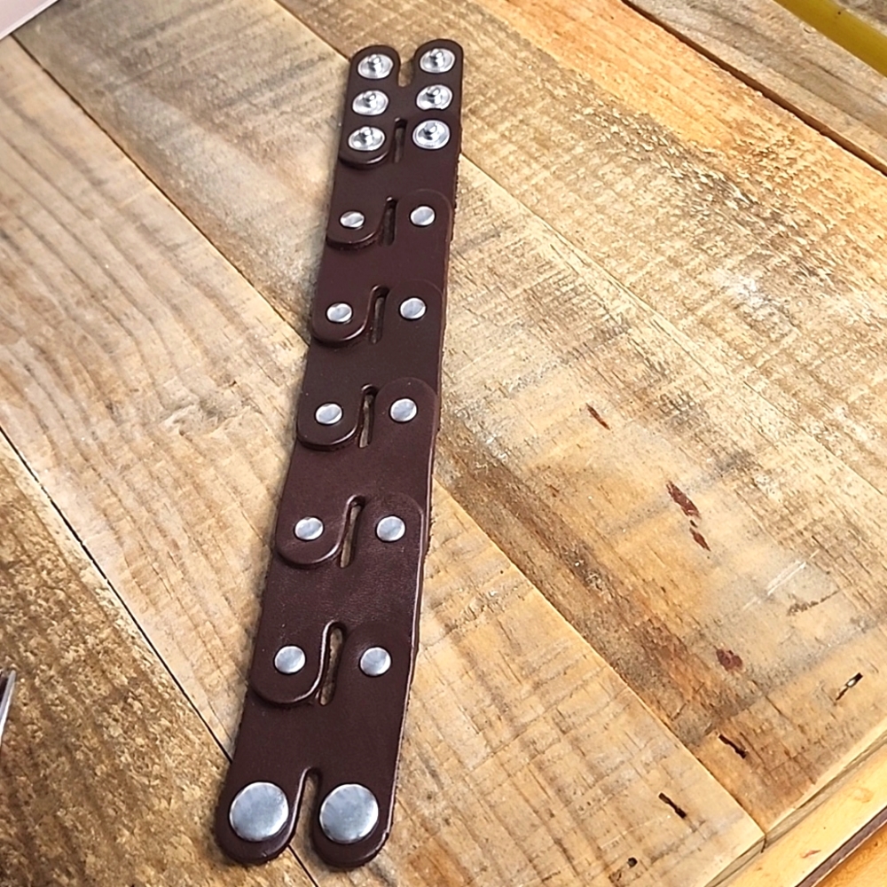 Paparazzi Brown Leather Urban Braclet